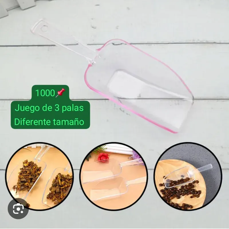 Juego de 3 palas de diferentes tamaños 