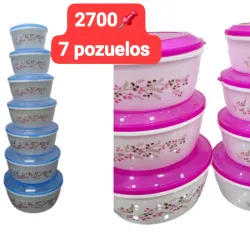 Juego de 7 pozuelos 