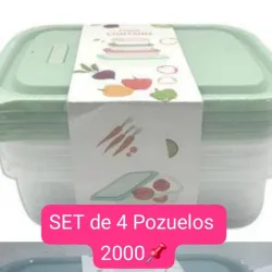 Juego de pozuelos,set de 4