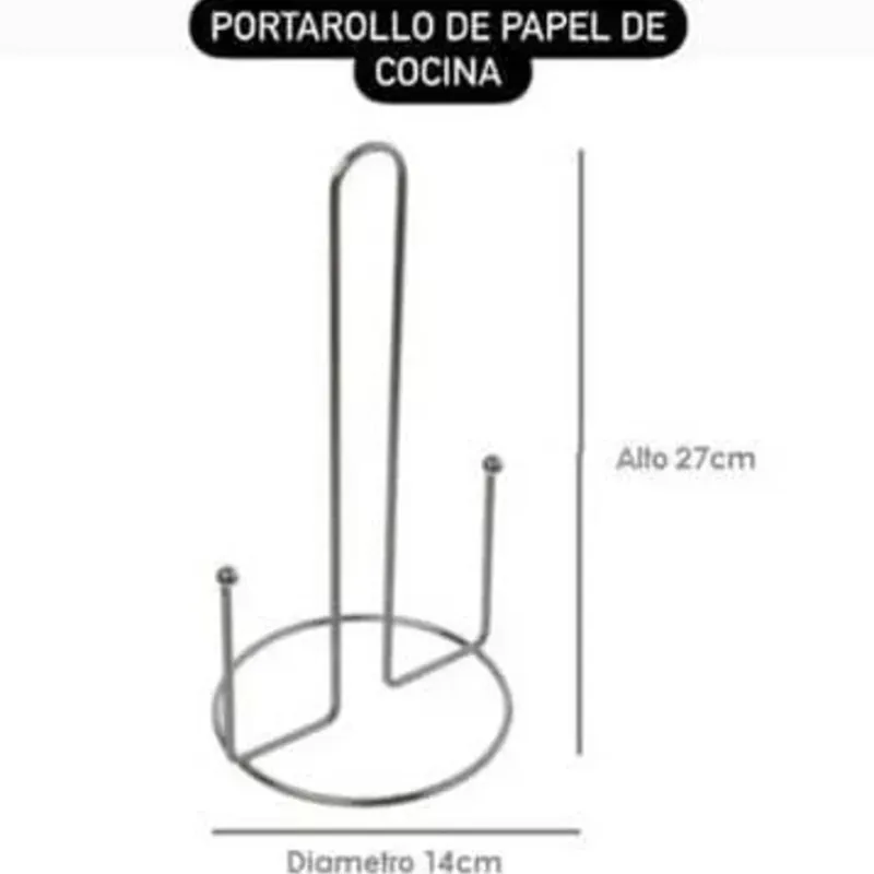 Porta rollo de papel de cocina 
