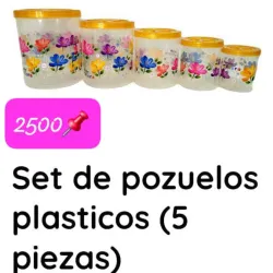 SET DE 5 POZUELO REDONDO 