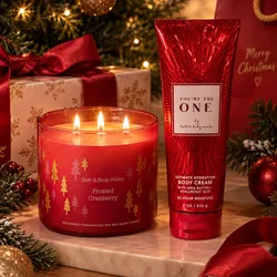 Christmas Gift Set Crema y Vela