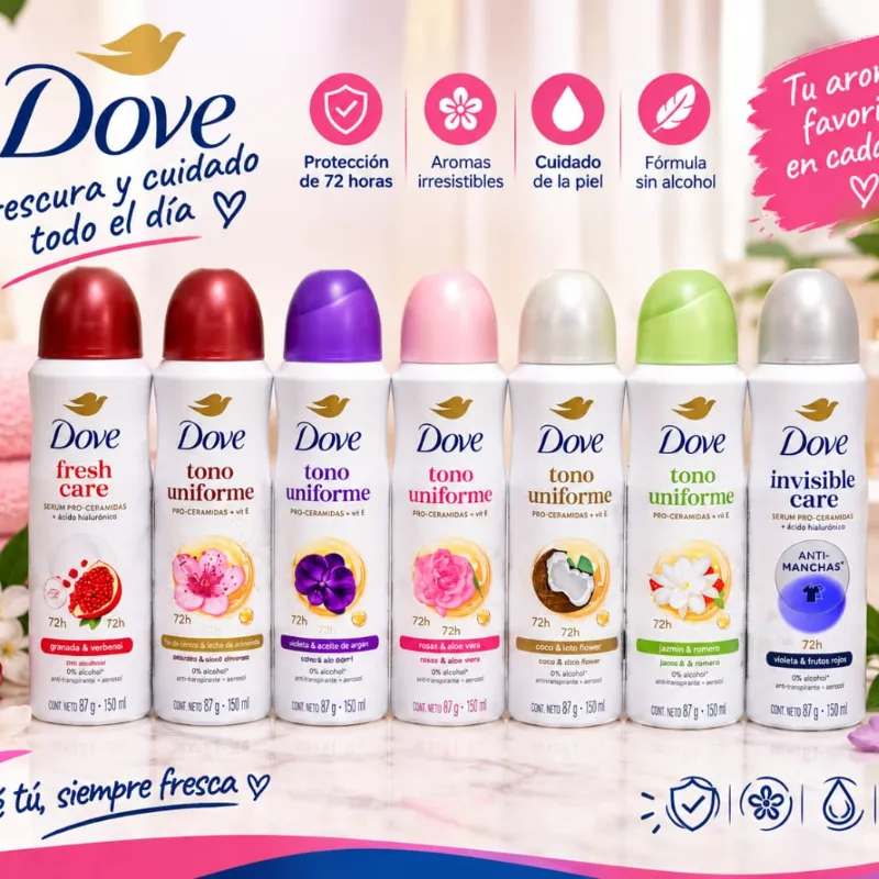Desodorante Dove en spray