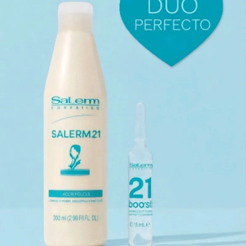 Dúo Perfecto (Salerm 21+ ampolla Salerm 21 boost)