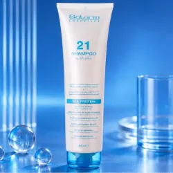 SALERM 21 CHAMPÚ • Silk Protein, Vitamina E & Pantenol