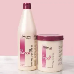 HI-REPAIR • Salerm Cosmetics Sistema de Reconstrucción de Alta Fidelidad (01 + 02)