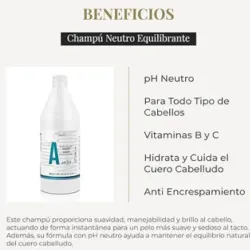 Shampoo neutro equilibrante