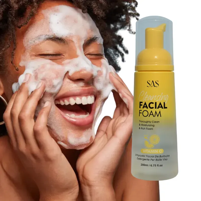 ESPUMA LIMPIADPRA FACIAL  SAS Cosmetics Cleansing con Vitamina C. 