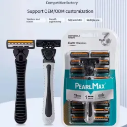 Afeitadora desechable Pearl Max de 3 hojas. 