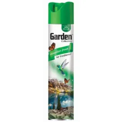 Ambientador en aerosol de la marca Garden Collection, con la fragancia "Mountain Fresh". 