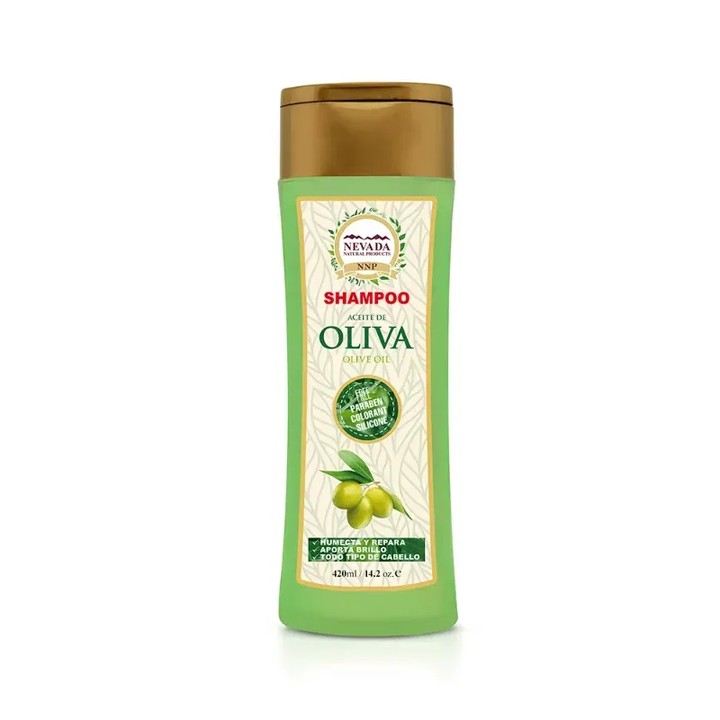 Champú de aceite de oliva de Nevada Natural Products.
