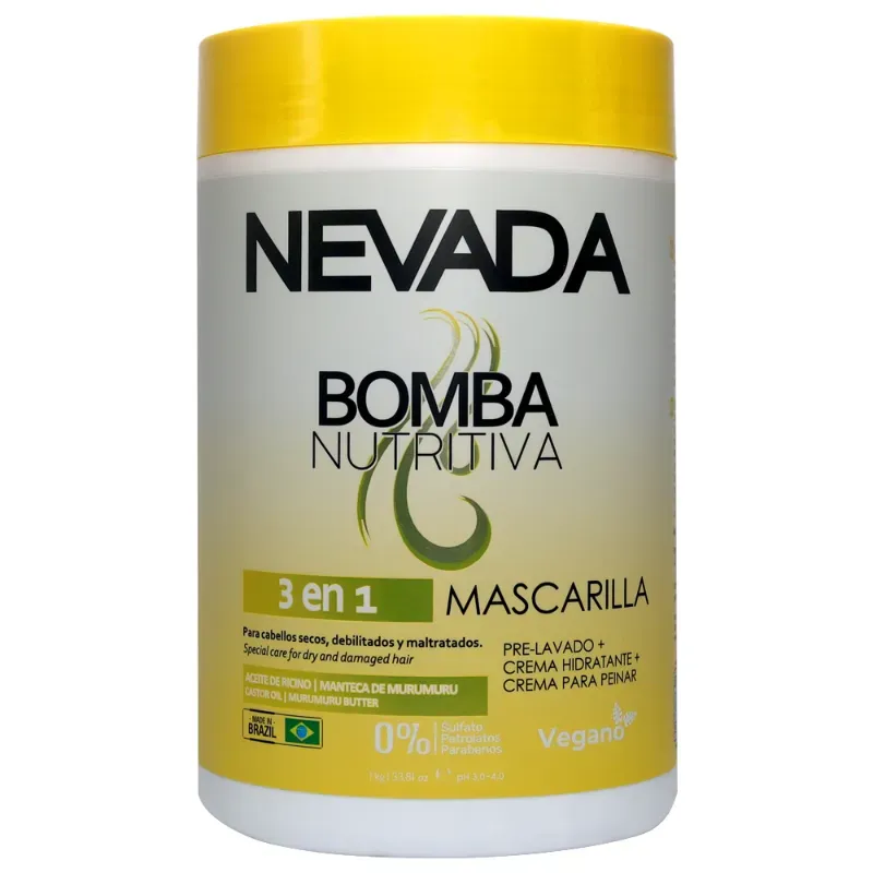 CREMA DE TRATAMIENTO-NEVADA 1KG 3 EN 1 BOMBA NUTRITIVA