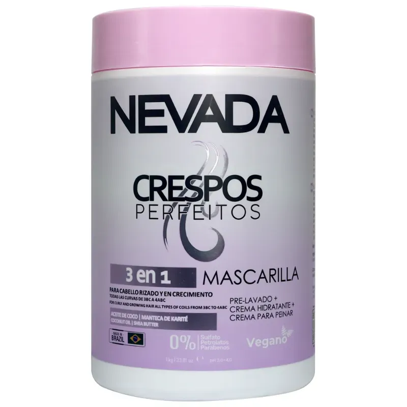 CREMA DE TRATAMIENTO-NEVADA 1KG 3 EN 1 CRESPOS PERFECTOS