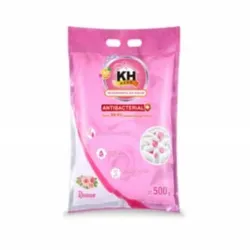 Detergente en polvo de la marca KH Home de 500 gr