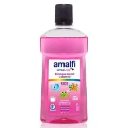 Enjuague bucal para niños de la marca Amalfi, llamado "Amalfi Dental Care KIDS".