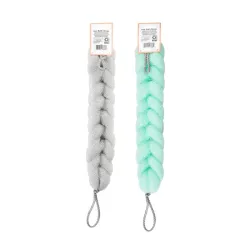 Esponja de baño de malla, también conocida como estropajo, flor de ducha o esponja de ducha.