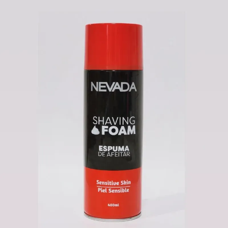 Espuma de afeitar Nevada para piel sensible. 