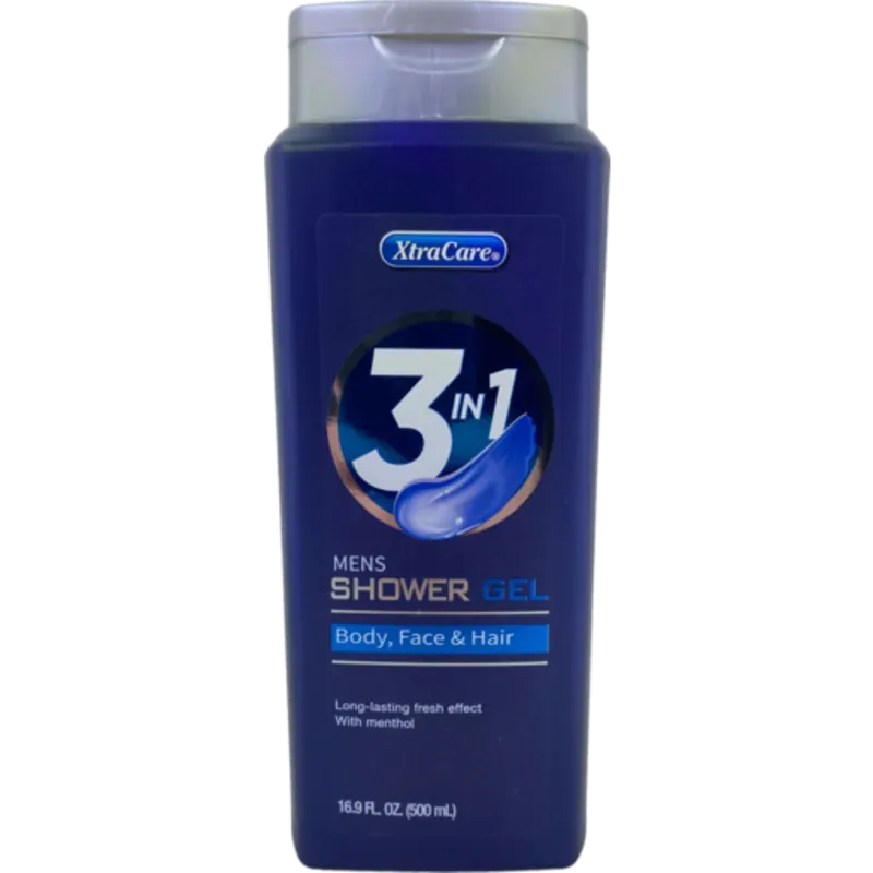Gel de ducha 3 en 1 para hombre de la marca XtraCare. 