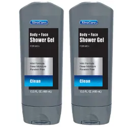 Gel de ducha para cuerpo y rostro de la marca XtraCare. 