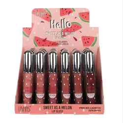 BRILLOS LABIALES "USHAS Hello Sweet as a Melon Lip Gloss". 