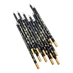 LÁPIZ DE OJOS Y CEJAS la marca USHAS, específicamente el producto "2 en 1 Delineador de Ojos y Cejas". 