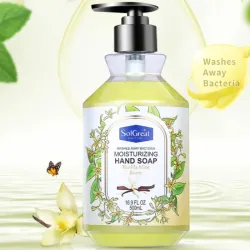 Jabón líquido para manos de la marca SolGreat.