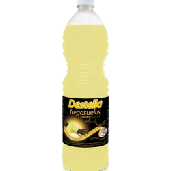 Limpiador de suelos de la marca Destello, con aroma a "Flor de Vainilla". 