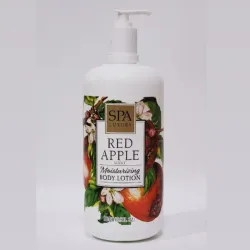 Loción corporal humectante "Red Apple Scent" de la marca Spa Luxury.