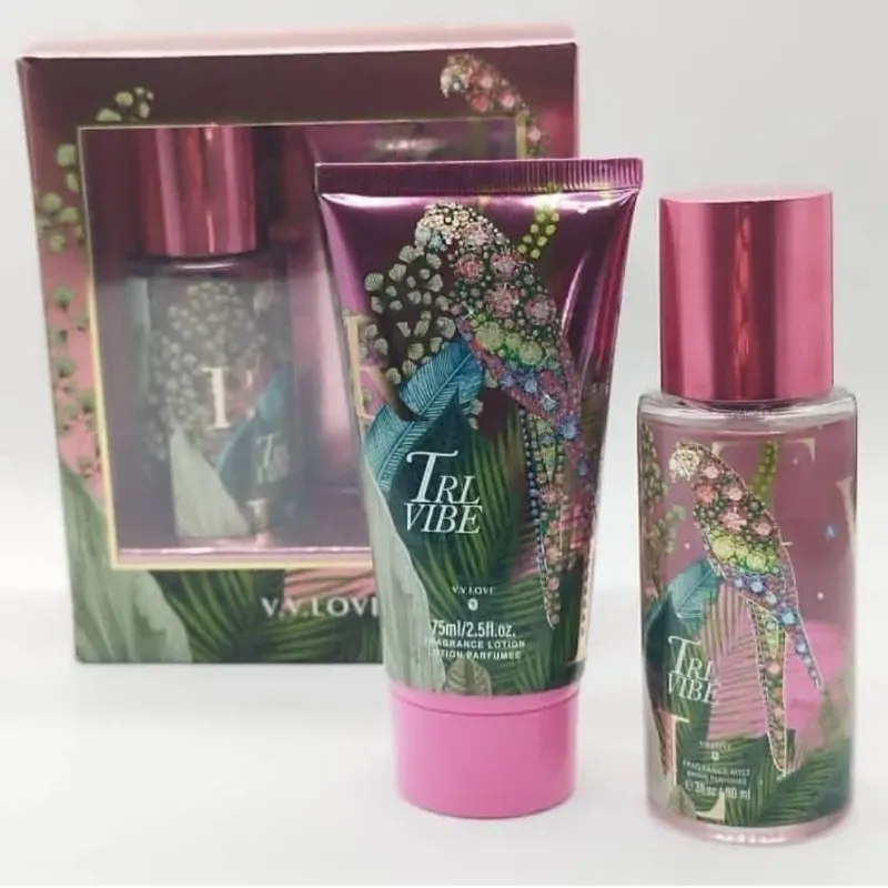 Loción y bruma perfumada V.V. Love "TRL VIBE". 