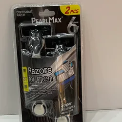 Máquina de afeitar 2pza Negra