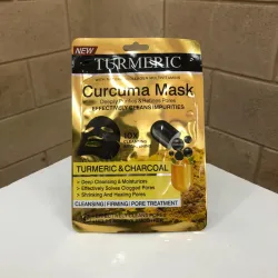 MASCARILLA FACIAL WOKALI CURCUMA & CHARCOAL 1PZA 
