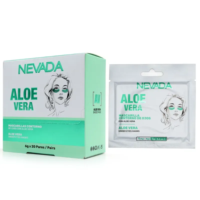 MASK FACIAL NEVADA P/OJOS ALOE VERA 1PZA