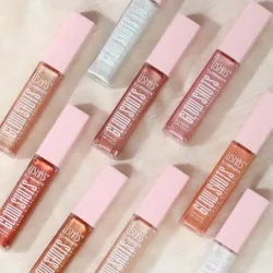 ILUMINADOR LÍQUIDO Ushas Glow Shots Liquid Highlighter,brillos labiales "USHAS Hello Sweet as a Melon Lip Gloss". 