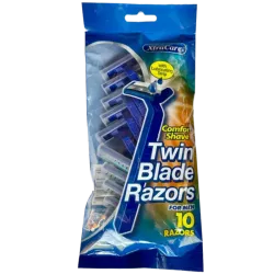  Paquete de maquinillas de afeitar desechables para hombre de la marca XtraCare, modelo Twin Blade Razors.