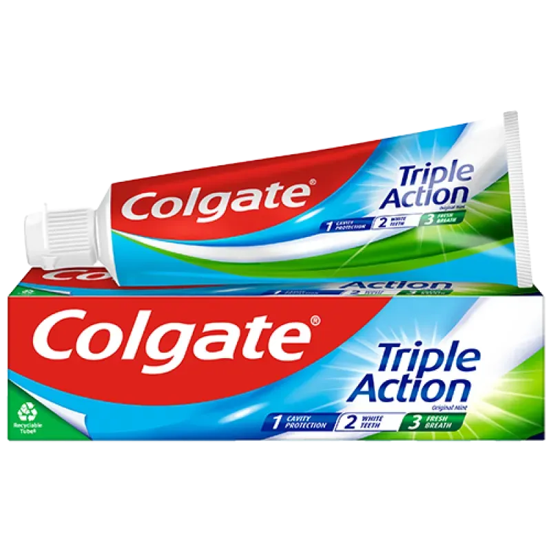 Pasta de dientes Colgate Triple Acción. 100ml