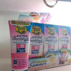 PROTECTOR SOLAR "Sun Care Expert Extra Sunblock Outdoor Sunscreen Cream SPF 60+