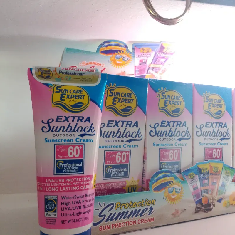 PROTECTOR SOLAR "Sun Care Expert Extra Sunblock Outdoor Sunscreen Cream SPF 60+