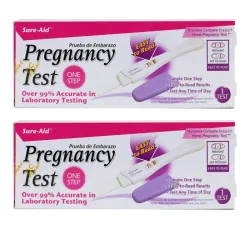 Prueba de embarazo de un solo paso Sure-Aid.