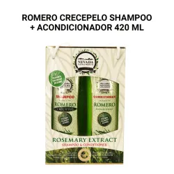 Romero Crecepelo Shampoo + Acondicionador 420ml