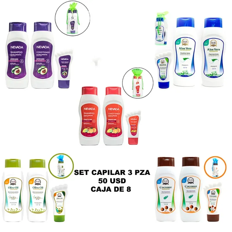 SET CAPILARES DE 3 PZAS 