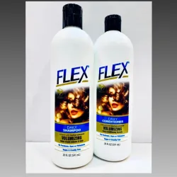 Set de champú y acondicionador Flex de Revlon.