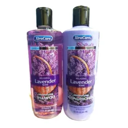 Set de champú y el acondicionador de lavanda de la marca XtraCare. 