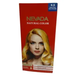 Tinte capilar permanente No. 9.3 rubio muy claro dorado Natural Color Nevada