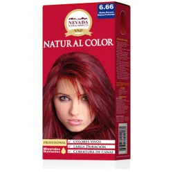 TINTE NEVADA NATURAL 6.66 R. OSCURO ROJIZO