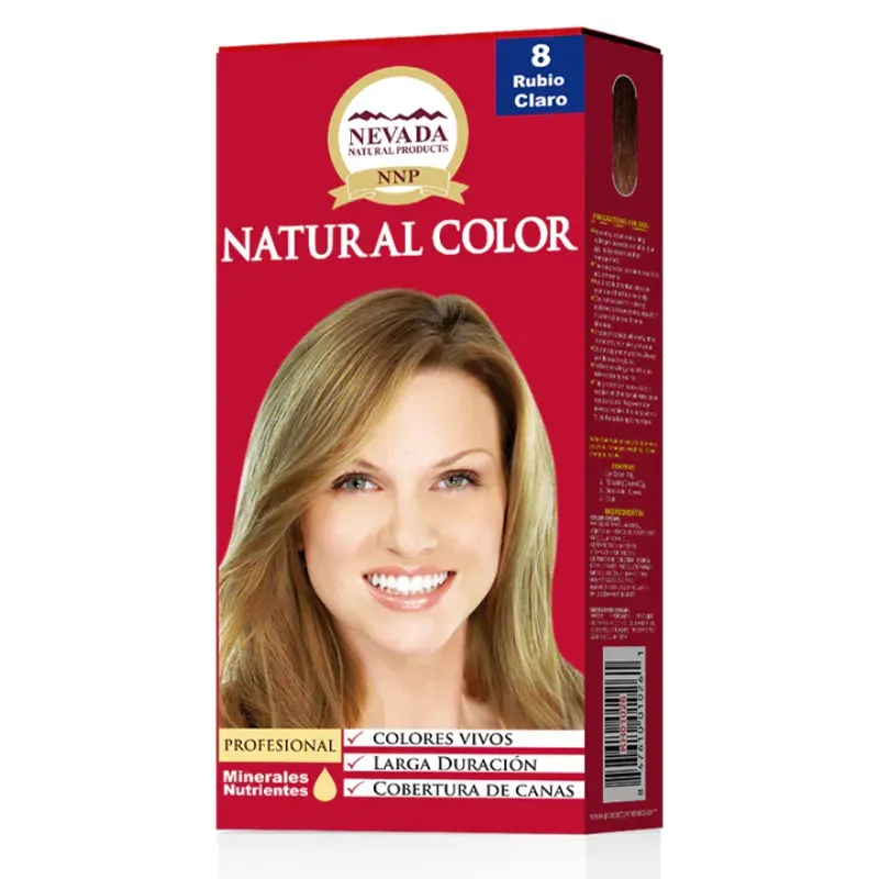 TINTE NEVADA NATURAL 8.0 RUBIO CLARO 