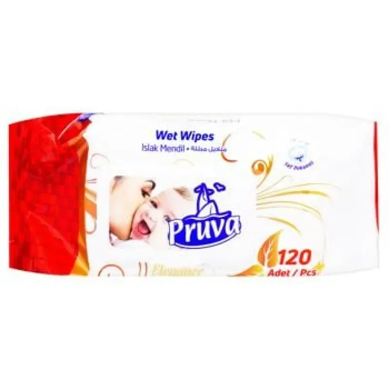 Toallitas húmedas para bebés de la marca Pruva Elegance. 