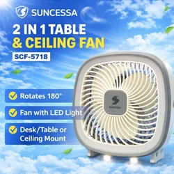 Ventilador Recargable 2 en 1