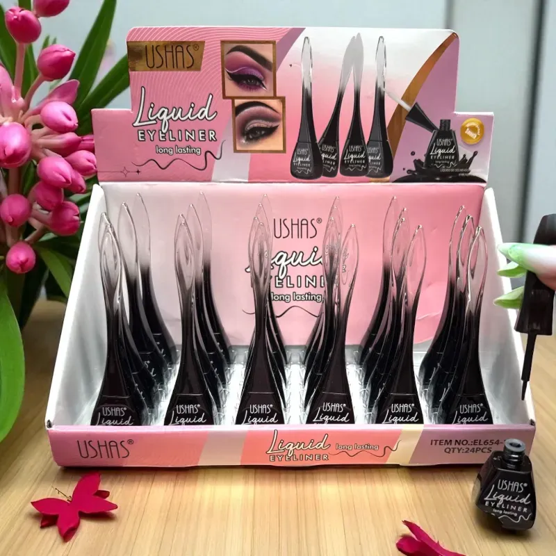 DELINEADOR LÍQUIDO DE LARGA DURACIÓN Ushas (USHAS Liquid Eyeliner). 