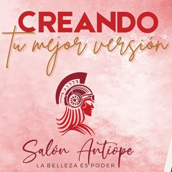 En salón Antíope nos encargargamos de hacer de ti la persona que quieras ser,  trabajamos enfocados en tu autoestima y confianza. 
Siempre con manos profesionales que te brindarán un tratamiento de calidad,  con seguridad y seguimiento en todos los procedimientos. 
⚜️ Extensiones de pestañas
⚜️ Laminado de cejas
⚜️ Tinte de henna para cejas 
⚜️ Limpiezas faciales 
⚜️ Hidratación profunda de labios 
⚜️ Bblips ( pigmentación semipermanente de los labios)
⚜️ Eliminación de arrugas,  líneas de expresión, manchas,  cicatrices, queloides,  verrugas, micropigmentacion de cejas
⚜️ Eliminación de tatuajes
⚜️ Depilación en cera
⚜️ Masajes de todo tipo(relajantes,  descontracturantes,  reductores, parciales, entre otros)
No deje de contactarnos ☎️ y conozca de todos nuestros servicios y detalles. 
Seremos el principio de un nuevo comienzo 💫⭐️
WHATSAPP 5 4638756 
LA BELLEZA ES PODER  🌹