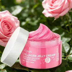 Crema de colágeno, vitamina C, vitamina E, Retinol y Niacinamida en gel